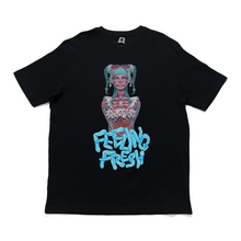 Load image into Gallery viewer, &quot;Feeling Fresh&quot; Cut and Sew Wide-body Tee White/Black
