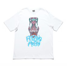 Load image into Gallery viewer, &quot;Feeling Fresh&quot; Cut and Sew Wide-body Tee White/Black