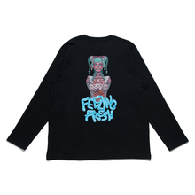 Load image into Gallery viewer, &quot;Feeling Fresh&quot; Cut and Sew Wide-body Long Sleeved Tee White/Black