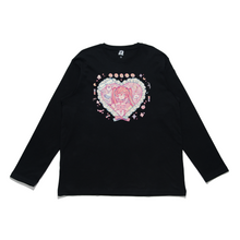 Load image into Gallery viewer, "Pinksick" Cut and Sew Wide-body Long Sleeved Tee White/Black/Salmon Pink