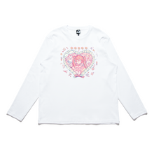 Load image into Gallery viewer, "Pinksick" Cut and Sew Wide-body Long Sleeved Tee White/Black/Salmon Pink