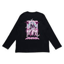 Load image into Gallery viewer, "Succubus" Cut and Sew Wide-body Long Sleeved Tee White/Black