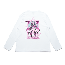 Load image into Gallery viewer, "Succubus" Cut and Sew Wide-body Long Sleeved Tee White/Black