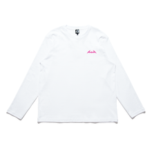 Load image into Gallery viewer, "Succubus" Cut and Sew Wide-body Long Sleeved Tee White/Black