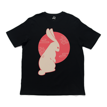 Load image into Gallery viewer, "Mooncycle" Cut and Sew Wide-body Tee White/Black