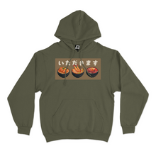 Load image into Gallery viewer, "Donburi" Fleece Hoodie Khaki