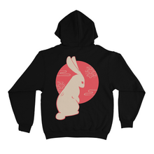 Load image into Gallery viewer, "Mooncycle" Basic Hoodie Black