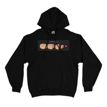 Load image into Gallery viewer, "Mooncycle" Basic Hoodie Black