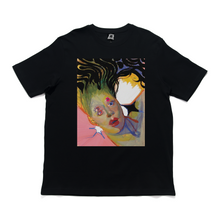 Load image into Gallery viewer, "Fluid" Cut and Sew Wide-body Tee Black
