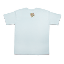 Load image into Gallery viewer, "Stimulated" Taper-Fit Heavy Cotton Tee Mint/Sky Blue