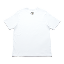 Load image into Gallery viewer, "Brain Clutter" Cut and Sew Wide-body Tee White/Black