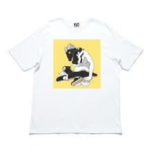Load image into Gallery viewer, "Don't Hug the Messenger" Cut and Sew Wide-body Tee White