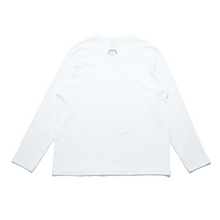 Load image into Gallery viewer, "Don't Hug the Messenger" Cut and Sew Wide-body Long Sleeved Tee White