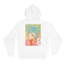 Load image into Gallery viewer, "Rainbow" Basic Hoodie White/Light Pink