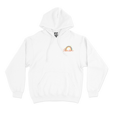 Load image into Gallery viewer, "Rainbow" Basic Hoodie White/Light Pink