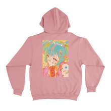 Load image into Gallery viewer, "Rainbow" Basic Hoodie White/Light Pink
