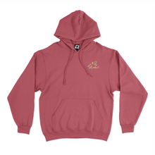 Load image into Gallery viewer, "Wine" Basic Hoodie Black/Pink