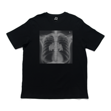 Load image into Gallery viewer, "X-Ray" Cut and Sew Wide-body Tee White/Black