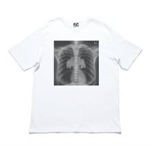 Load image into Gallery viewer, "X-Ray" Cut and Sew Wide-body Tee White/Black