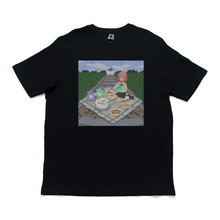 Load image into Gallery viewer, "Picnic" Cut and Sew Wide-body Tee White/Black