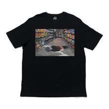 Load image into Gallery viewer, "Down" Cut and Sew Wide-body Tee White/Black