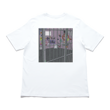 Load image into Gallery viewer, "Hands-Up" Cut and Sew Wide-body Tee White/Black