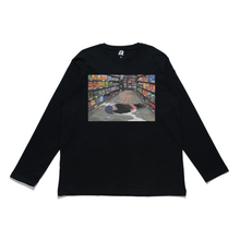 Load image into Gallery viewer, "Down" Cut and Sew Wide-body Long Sleeved Tee White/Black