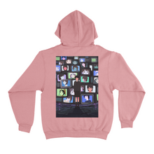 Load image into Gallery viewer, "I Killed Myself In The Past Fleece Hoodie Light Pink