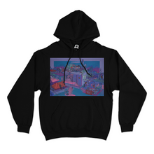 Load image into Gallery viewer, "The Night Is Still Young" Basic Hoodie Black