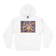 Load image into Gallery viewer, "Ballpit" Basic Hoodie Black/White