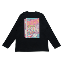 Load image into Gallery viewer, "Fries & Cereal" Cut and Sew Wide-body Long Sleeved Tee White/Black