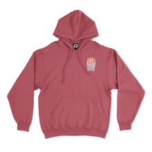 Load image into Gallery viewer, "Fries & Cereal" Basic Hoodie White/Pink