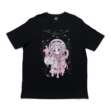 Load image into Gallery viewer, "Space Girl MK II" - Cut and Sew Wide-body Tee White/Black