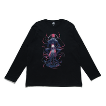 Load image into Gallery viewer, "Pretend" Cut and Sew Wide-body Long Sleeved Tee White/Black