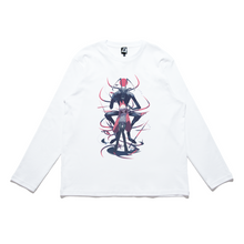 Load image into Gallery viewer, "Pretend" Cut and Sew Wide-body Long Sleeved Tee White/Black