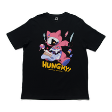 Load image into Gallery viewer, "Hara Peco" Cut and Sew Wide-body Tee White/Black