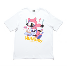 Load image into Gallery viewer, "Hara Peco" Cut and Sew Wide-body Tee White/Black