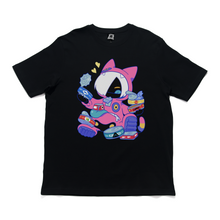 Load image into Gallery viewer, "Yam-Yam" Cut and Sew Wide-body Tee White/Black