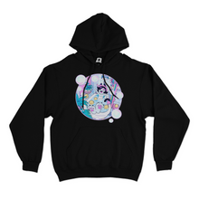 Load image into Gallery viewer, "Bass Time" Basic Hoodie Black/White