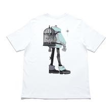 Load image into Gallery viewer, "Free Your Mind" Cut and Sew Wide-body Tee White