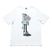 Load image into Gallery viewer, "Free Your Mind" Cut and Sew Wide-body Tee White