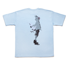 Load image into Gallery viewer, "Bathood" Taper-Fit Heavy Cotton Tee Sky Blue