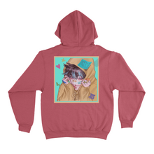 Load image into Gallery viewer, "Poor Kidd" Basic Hoodie White/Pink