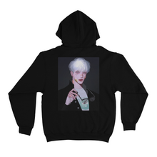 Load image into Gallery viewer, "Band-Aid" Basic Hoodie Black