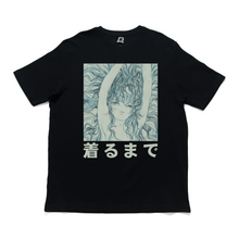 Load image into Gallery viewer, "Mermaid" Cut and Sew Wide-body Tee White/Black