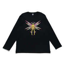 Load image into Gallery viewer, "Angel" Cut and Sew Wide-body Long Sleeved Tee White/Black