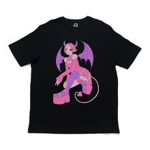 Load image into Gallery viewer, "Demon" Cut and Sew Wide-body Tee White/Black