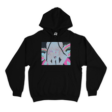 Load image into Gallery viewer, "Hypno" Basic Hoodie Black/White