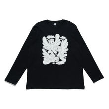 Load image into Gallery viewer, "Angels" Cut and Sew Wide-body Long Sleeved Tee White/Black