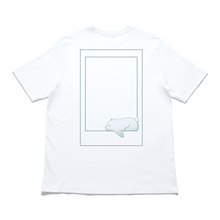 Load image into Gallery viewer, "Dreamy Bear" Cut and Sew Wide-body Tee White